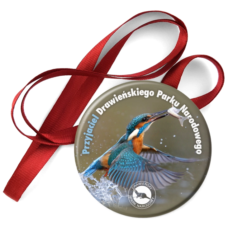 przypinka medal Przyjaciel Drawieńskiego Parku Narodowego