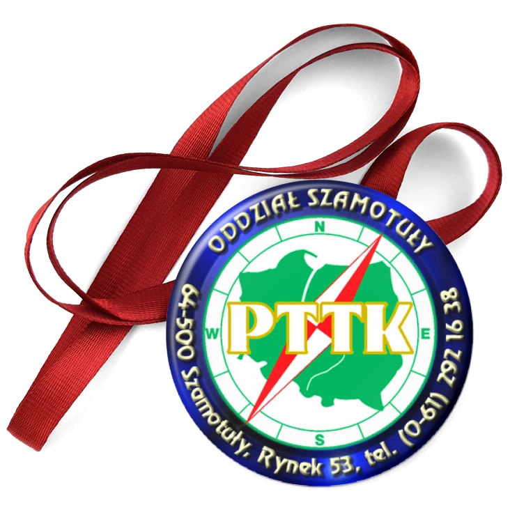 przypinka medal PTTK Szamotuły