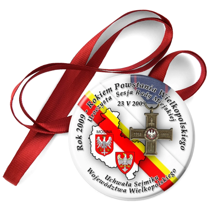 przypinka medal Rok 2009 - rokiem Powstania Wielkopolskiego