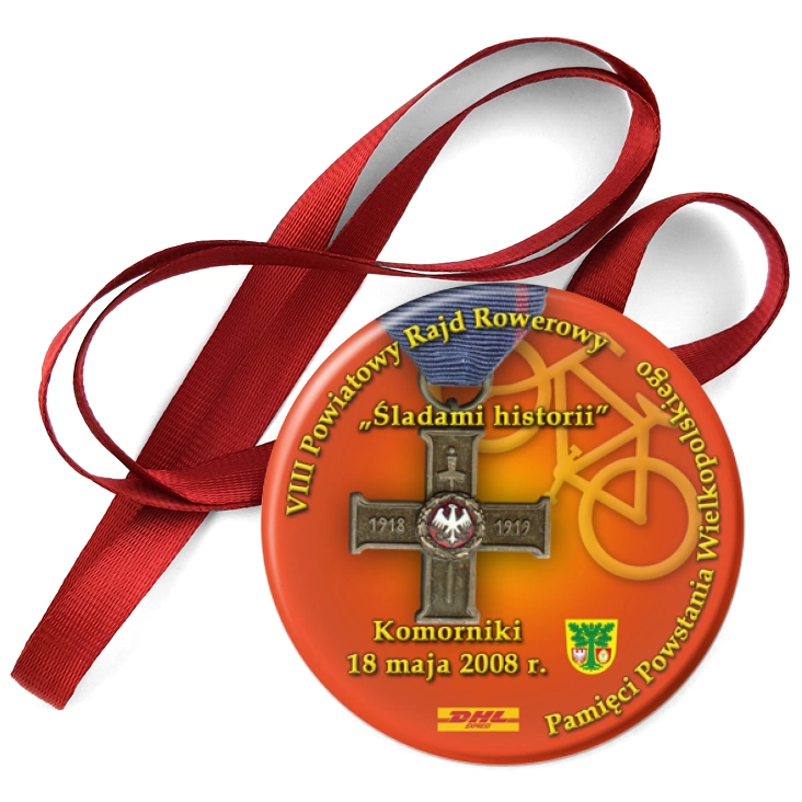 przypinka medal Śladami Historii