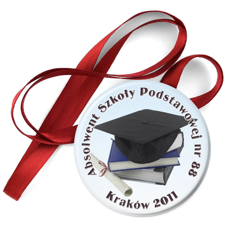 przypinka medal SP 88 - Absolwent 2011
