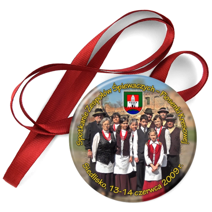 przypinka medal Spotkanie Zespołów Śpiewaczych - Piosenki Kresowej