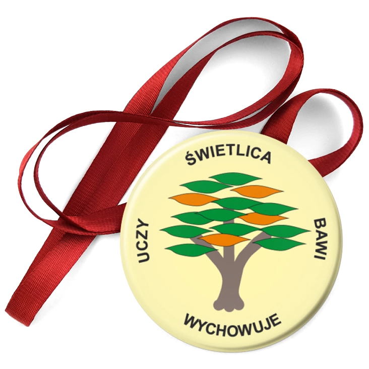 przypinka medal Świetlica uczy, bawi, wychowuje