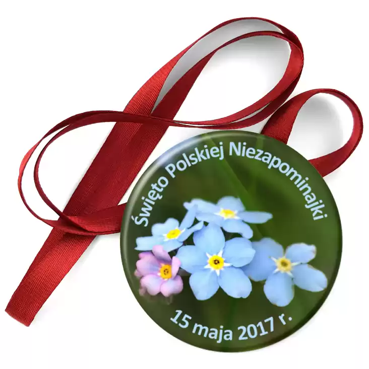 przypinka medal Święto Polskiej Niezapominajki