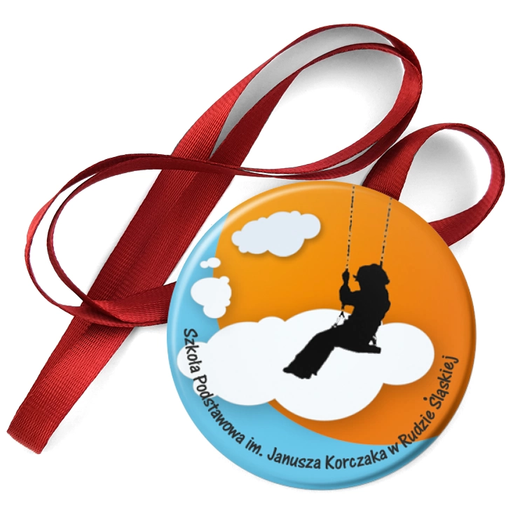 przypinka medal Szkoła Podstawowa im. Korczaka