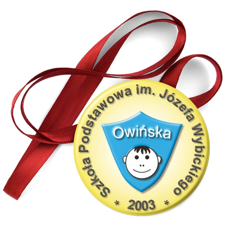 przypinka medal Szkoła Podstawowa w Owińskach
