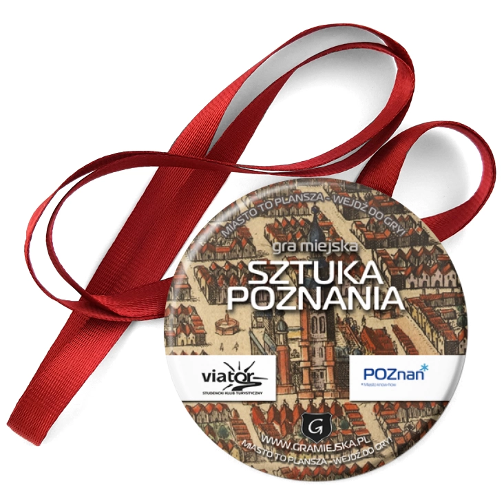 przypinka medal Sztuka Poznania