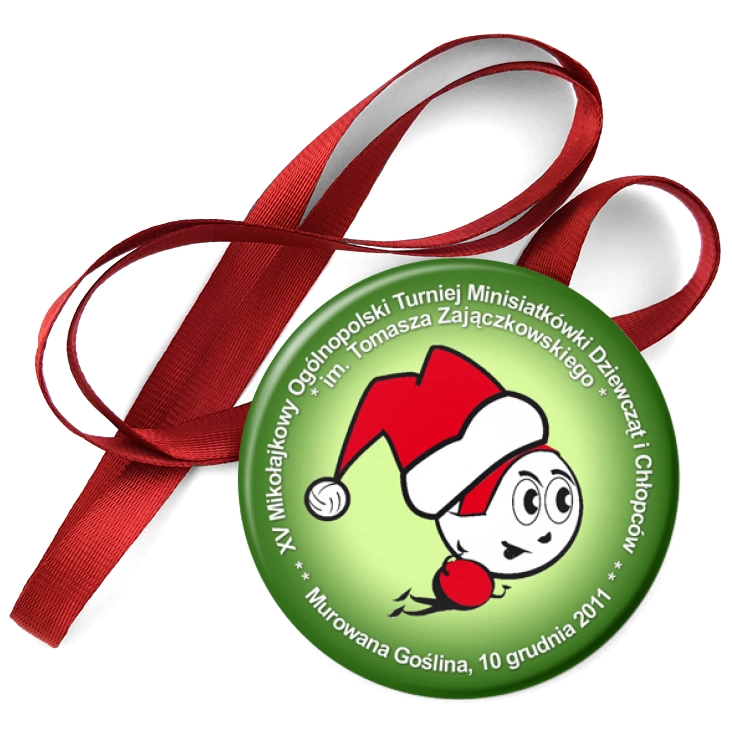 przypinka medal Turniej Minisiatkówki 2011