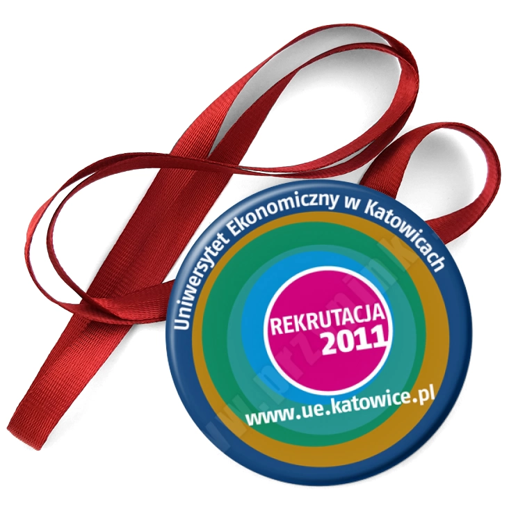 przypinka medal UE w Katowicach