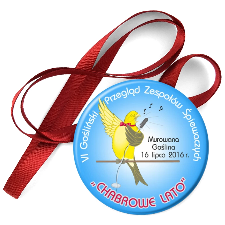przypinka medal VI przegląd Zespołów Śpiewaczych