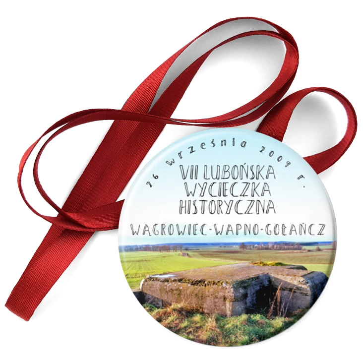 przypinka medal VII Lubońska Wycieczka Historyczna