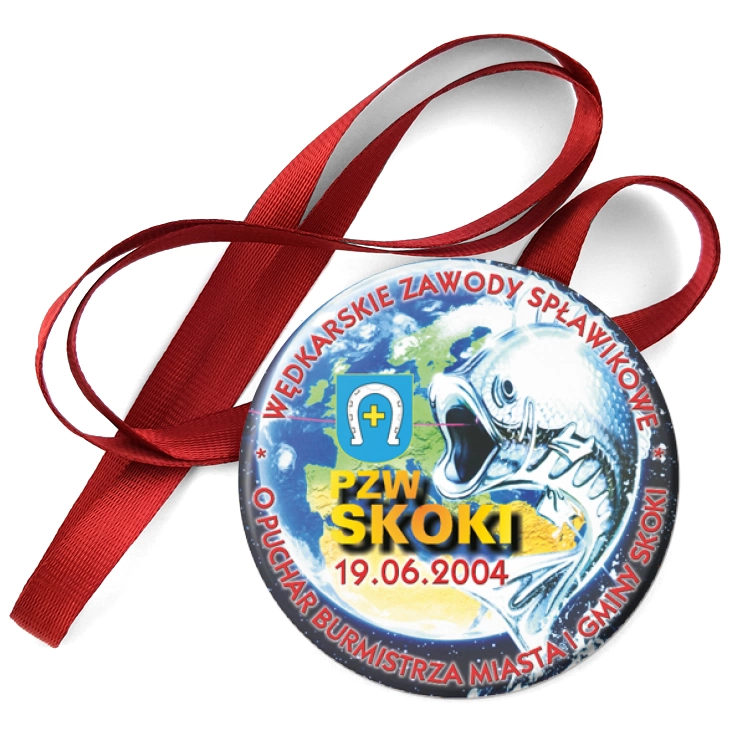 przypinka medal Wędkarskie Zawody Spławikowe 2004