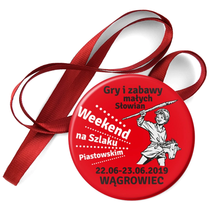 przypinka medal Weekend na Szlaku Piastowskim