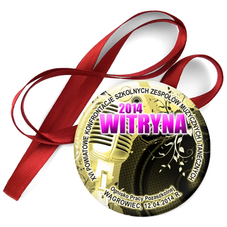 przypinka medal Witryna 2014