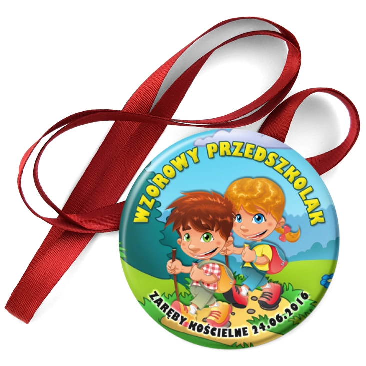 przypinka medal Wzorowy Przedszkolak