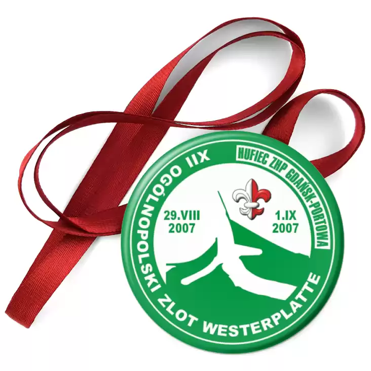 przypinka medal XII Ogólnopolski Zjazd Westerplatte