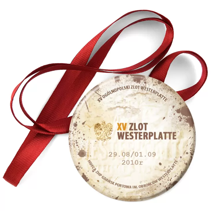 przypinka medal XV Zlot Westerplatte