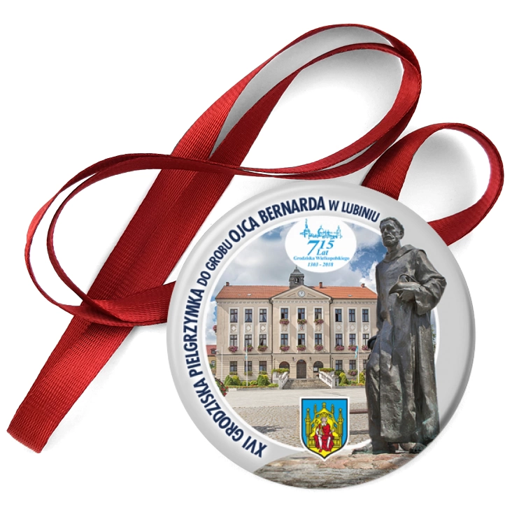 przypinka medal XVI Pielgrzymka do Grobu Ojca Bernarda