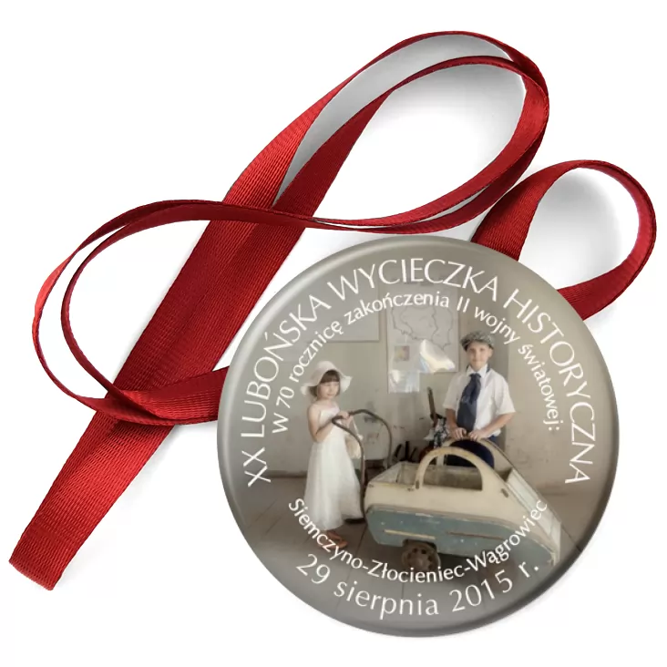 przypinka medal XX Lubońska Wycieczka Historyczna