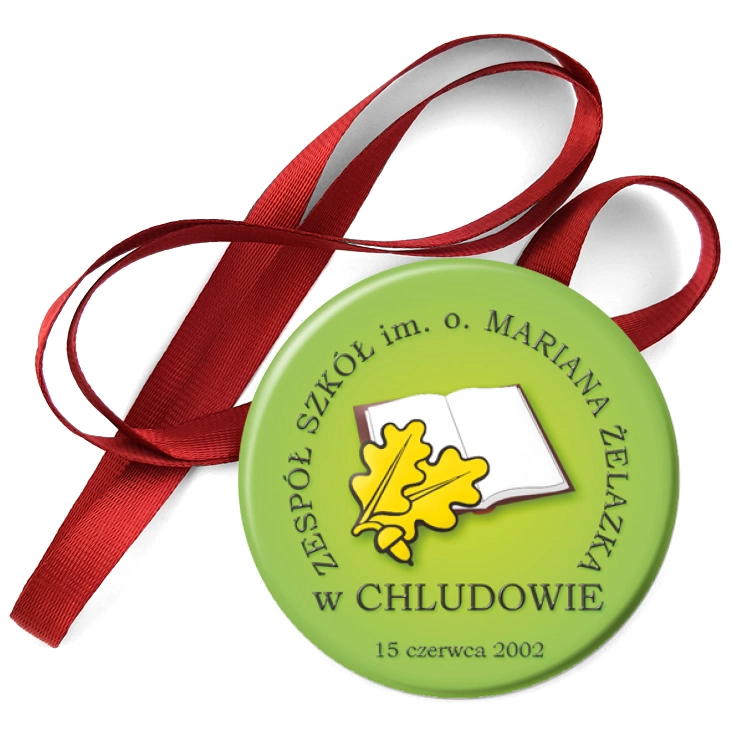 przypinka medal Zespół Szkół w Chludowie