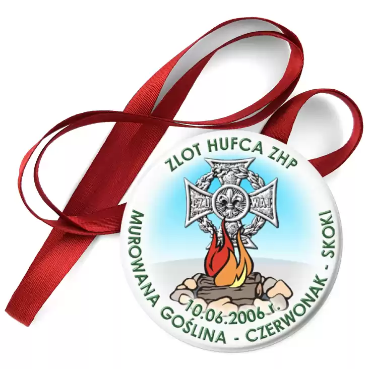 przypinka medal Zlot Hufca ZHP Murowana Goślina-Czerwonak-Skoki