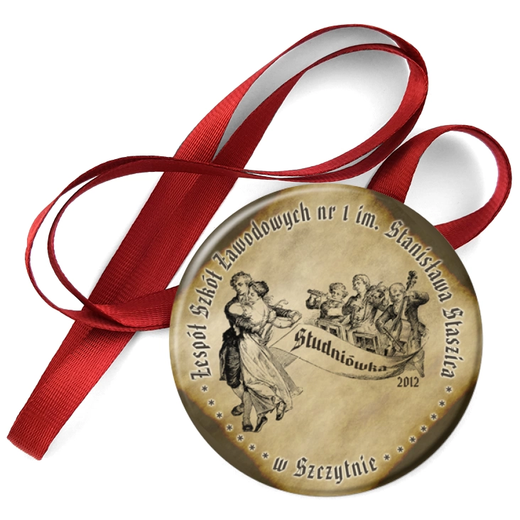 przypinka medal ZSZ w Szczytnie - Studniówka 2012