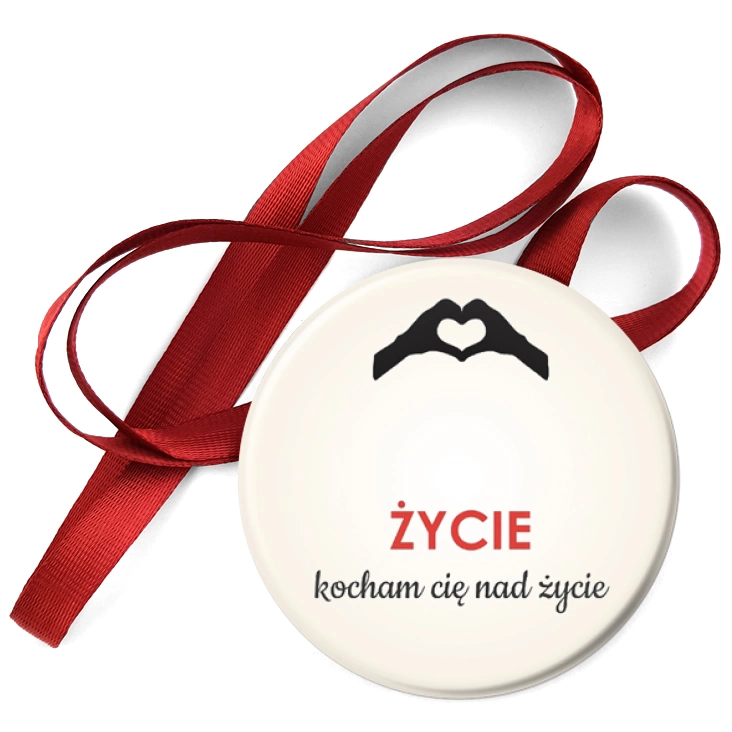 przypinka medal Życie