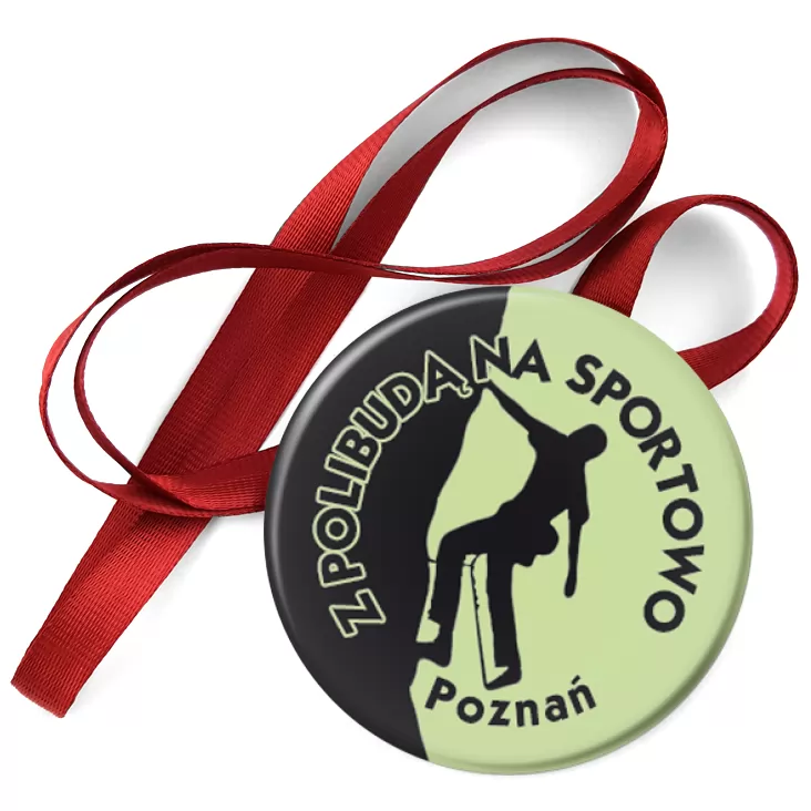 przypinka medal Politechnika Poznańska - Wspinaczka