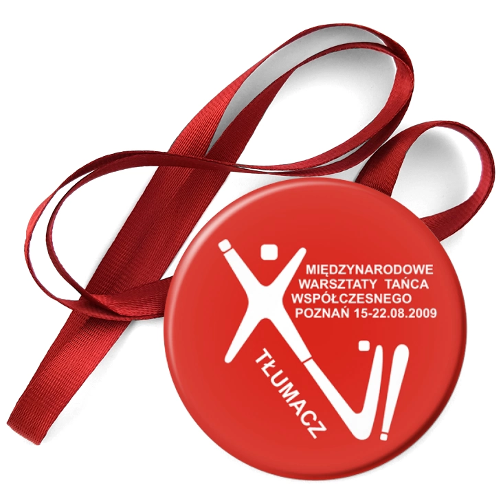 przypinka medal Polski Teatr Tańca Tłumacz