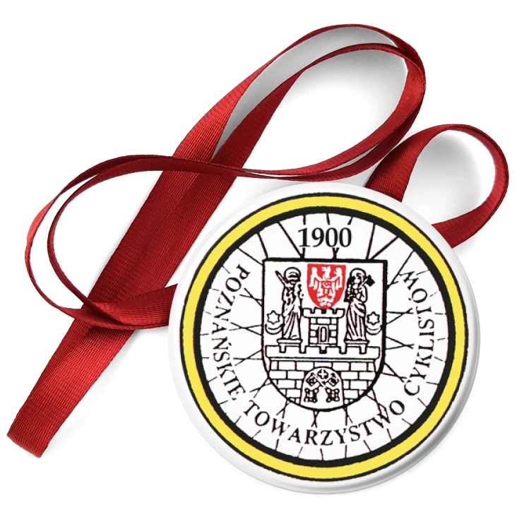 przypinka medal Poznańskie Towarzystwo Cyklistów
