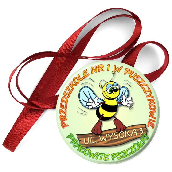 przypinka medal Przedszkole nr 1 w Puszczykowie
