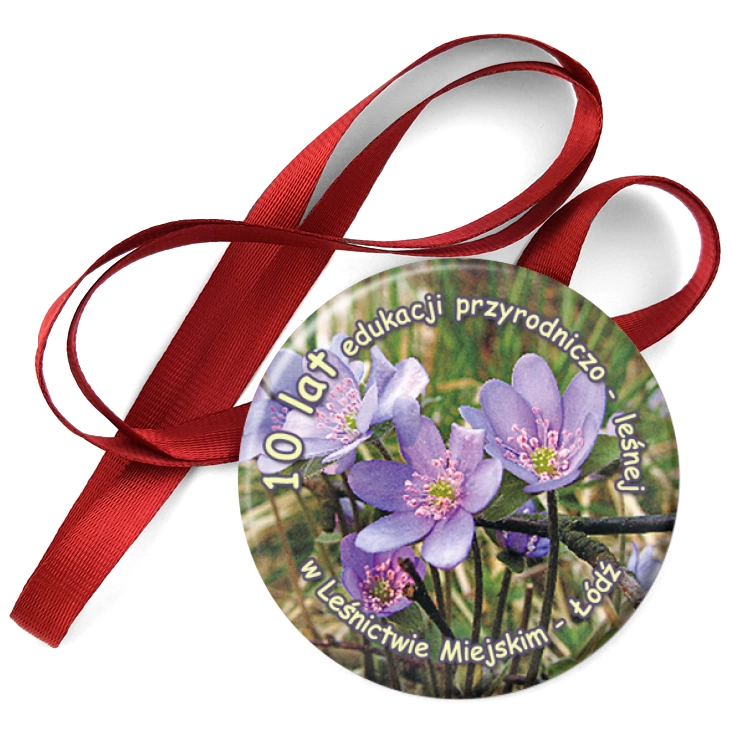 przypinka medal 10 Lat Edukacji Przyrodniczej D