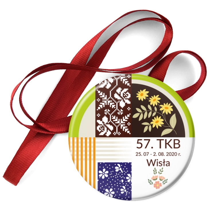 przypinka medal 57. TKB