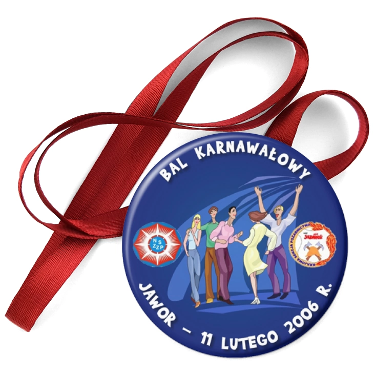 przypinka medal Bal Karnawałowy