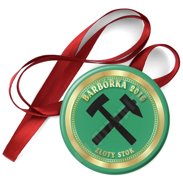 przypinka medal Barbórka 2016