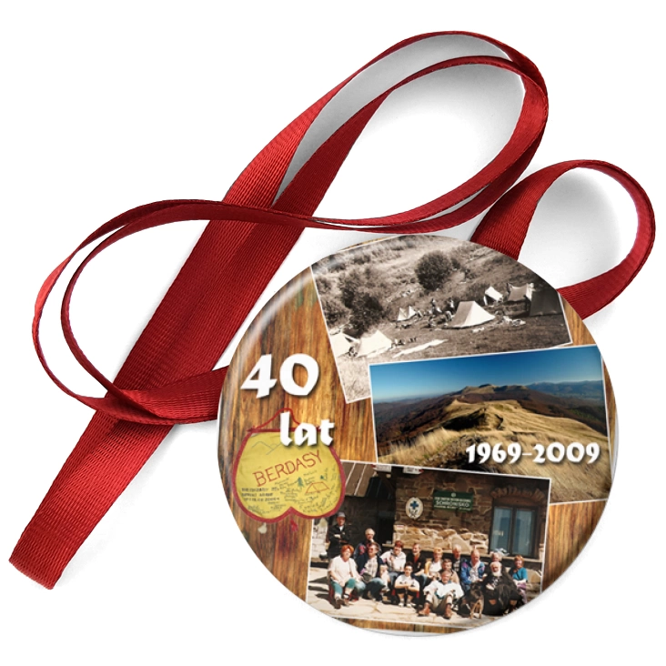 przypinka medal Berdasy 40 lat