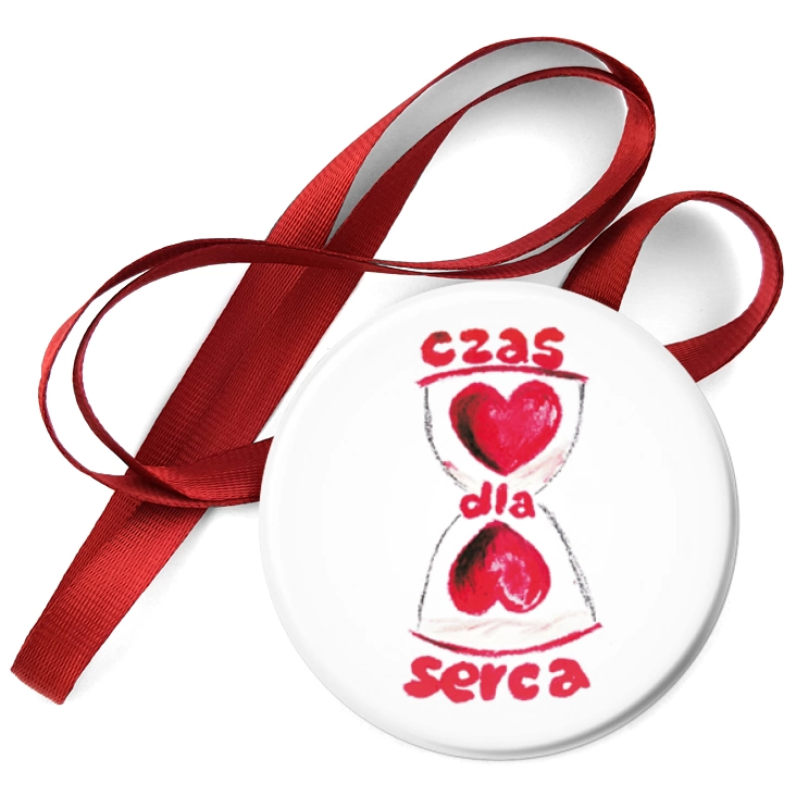 przypinka medal Czas dla serca
