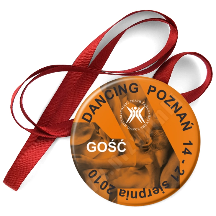 przypinka medal Dancing Poznań 2010 - gość