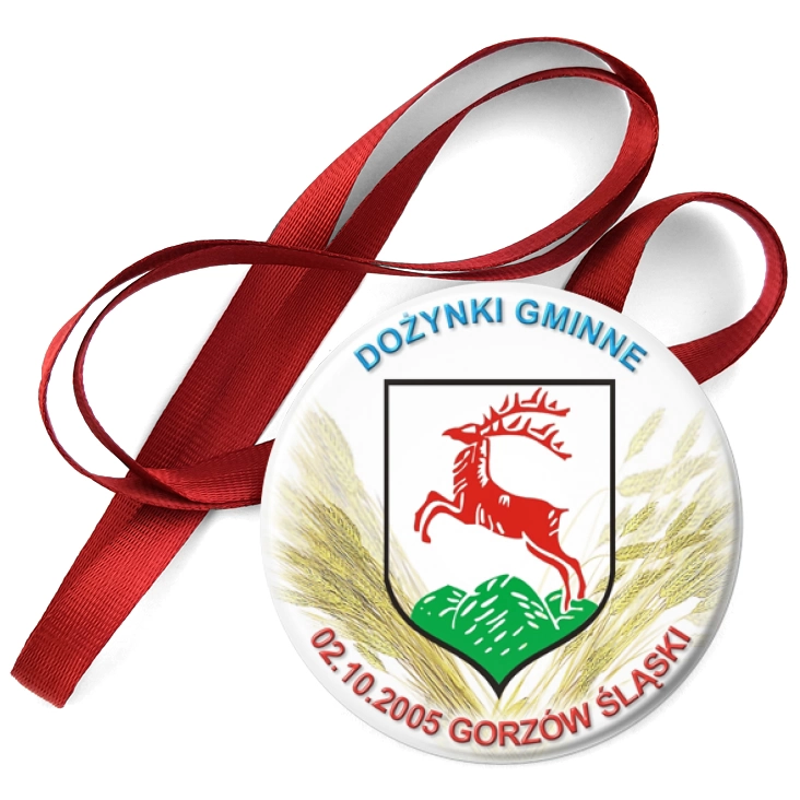 przypinka medal Dożynki Gminne - Gorzów Śląski