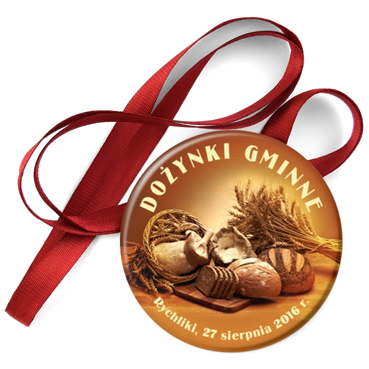 przypinka medal Dożynki Rychliki