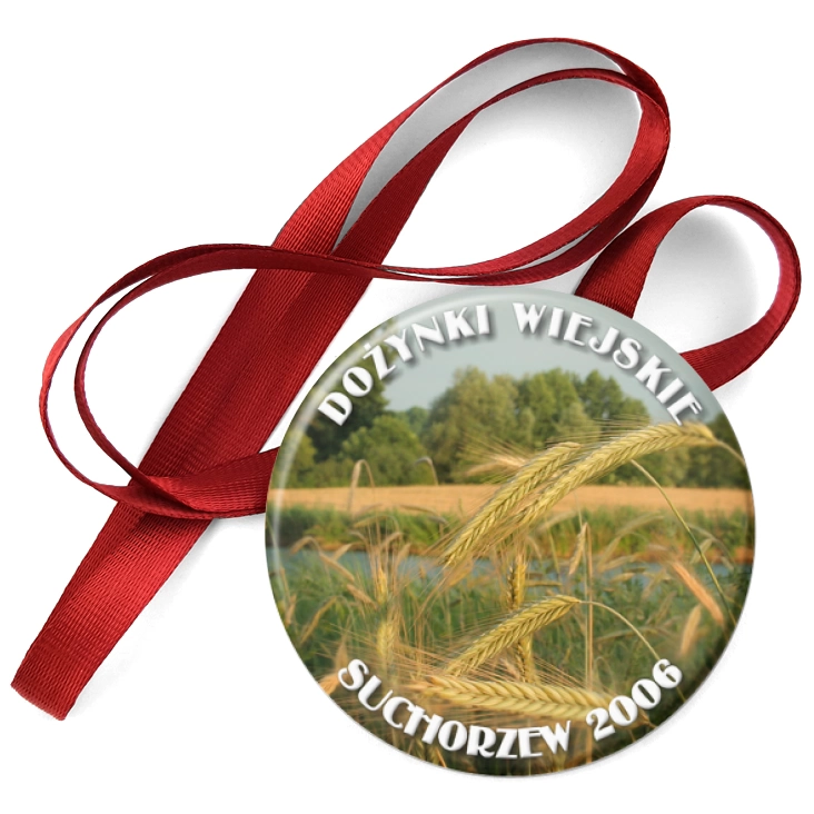 przypinka medal Dożynki Wiejskie - Suchorzew 2006