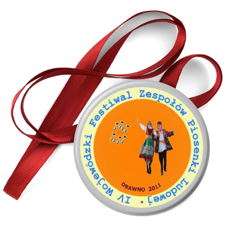 przypinka medal Drawno 2011