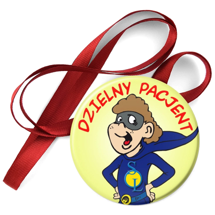 przypinka medal Dzielny pacjent