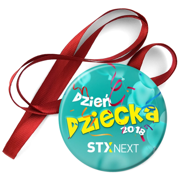 przypinka medal Dzień Dziecka 2018 w STX Next