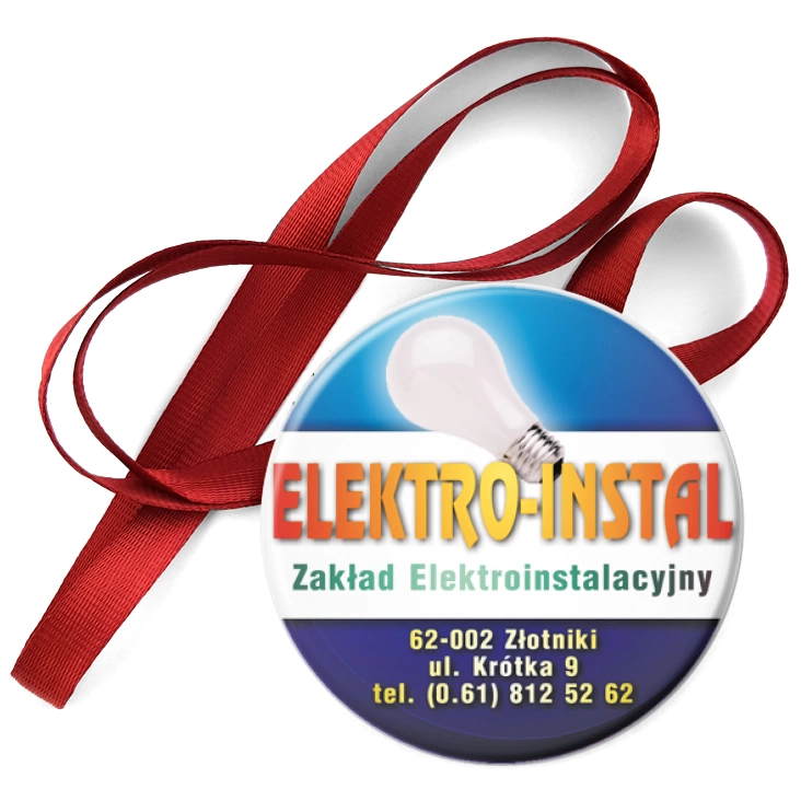 przypinka medal ELEKTRO-INSTAL