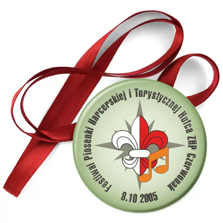 przypinka medal Festiwal Piosenki Harcerskiej - Czerwonak 2005
