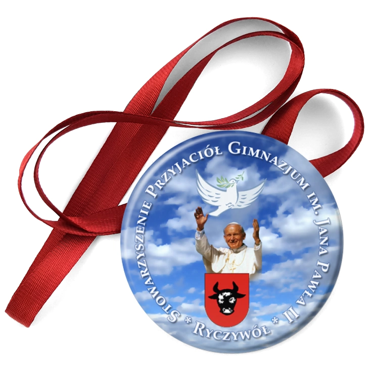 przypinka medal Gimnazjum Ryczywół