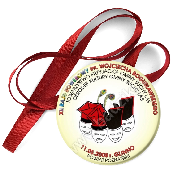 przypinka medal Glinno 2008