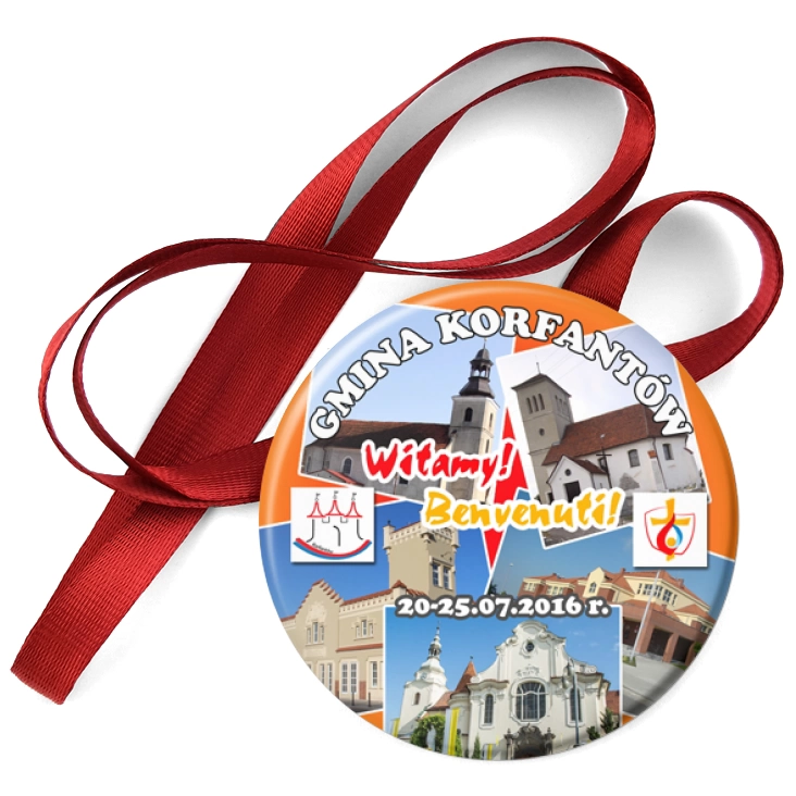 przypinka medal Gmina Korfantów
