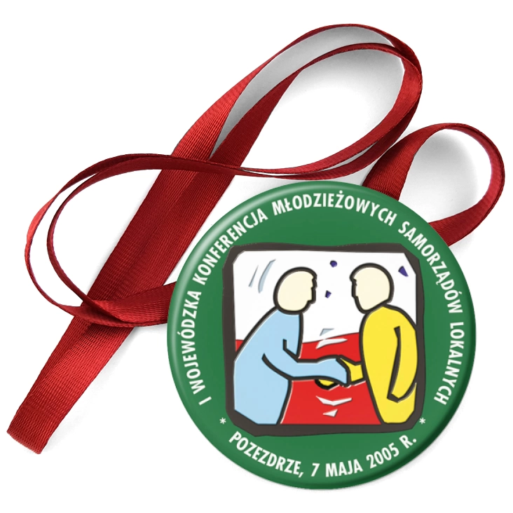 przypinka medal I Konferencja Młodzieżowych Samorządów Lokalnych
